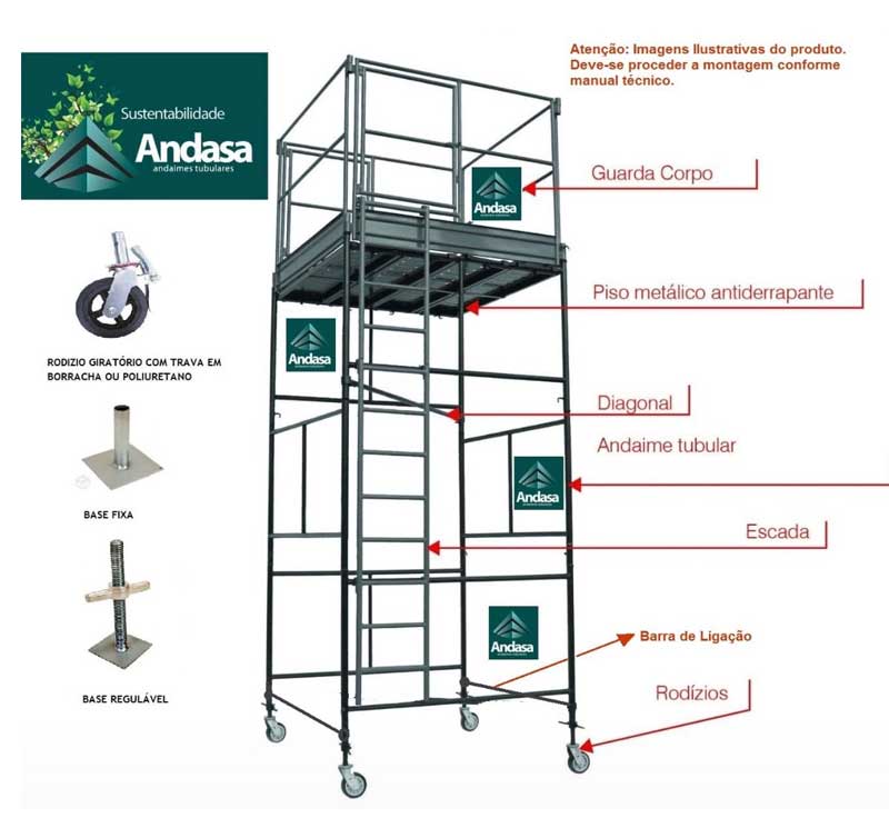 ANDAIME TUBULAR ANDASA